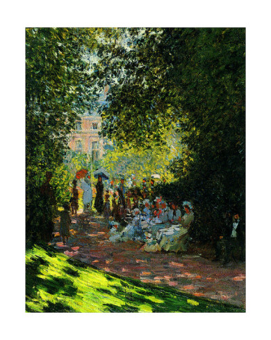 The Parc Monceau-Claude Monet Painting